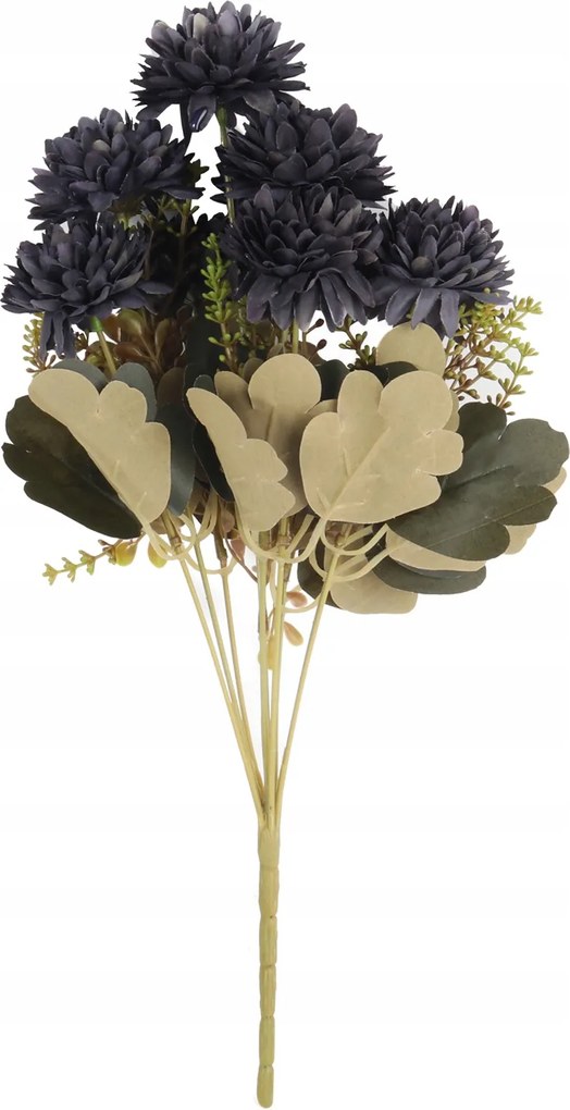 Csokor 9 Krizantém 38CM Fekete Színű Művirág Kiegészítő Kompozíció
