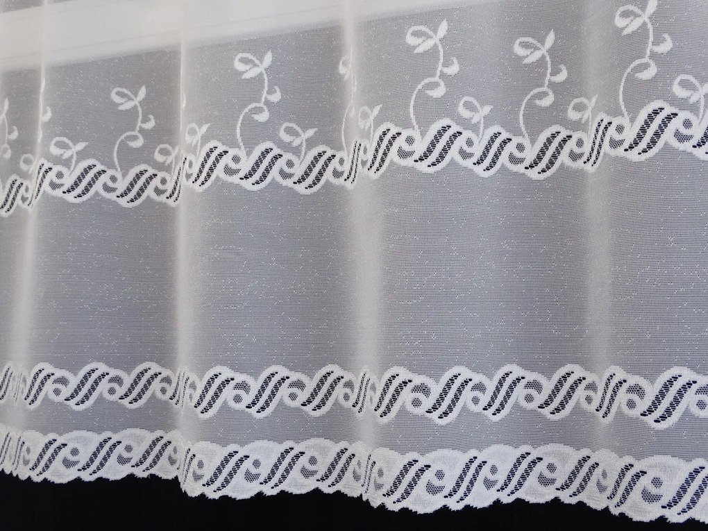 Mg Irigység jacquard fehér 33703 magasság 80cm lengyel