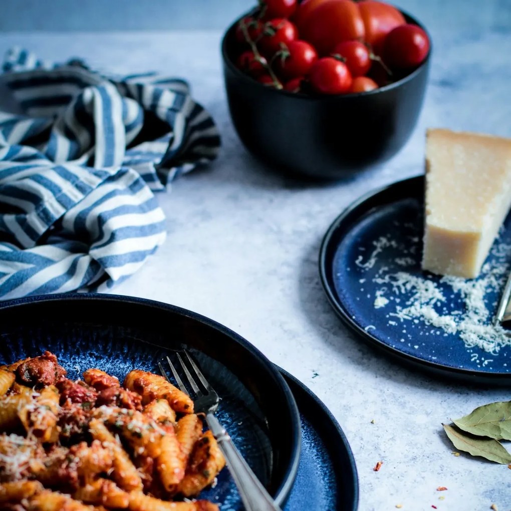 Mäser 12 darabos sekély és mély tányérkészletNIARA – kék