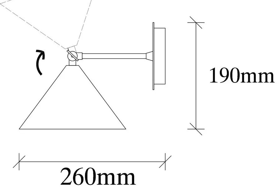 Fehér fali lámpa Berceste – Opviq lights