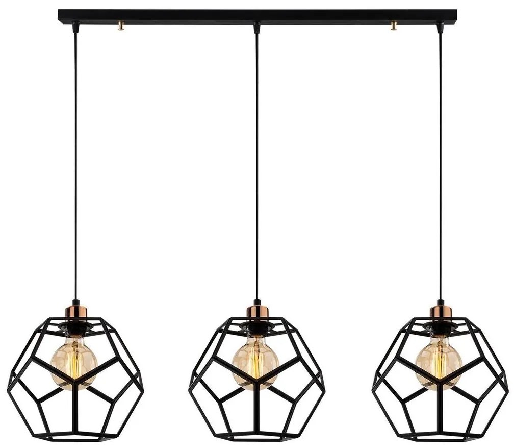 Csillár zsinóron DEGIRMEN 3xE27/100W/230V