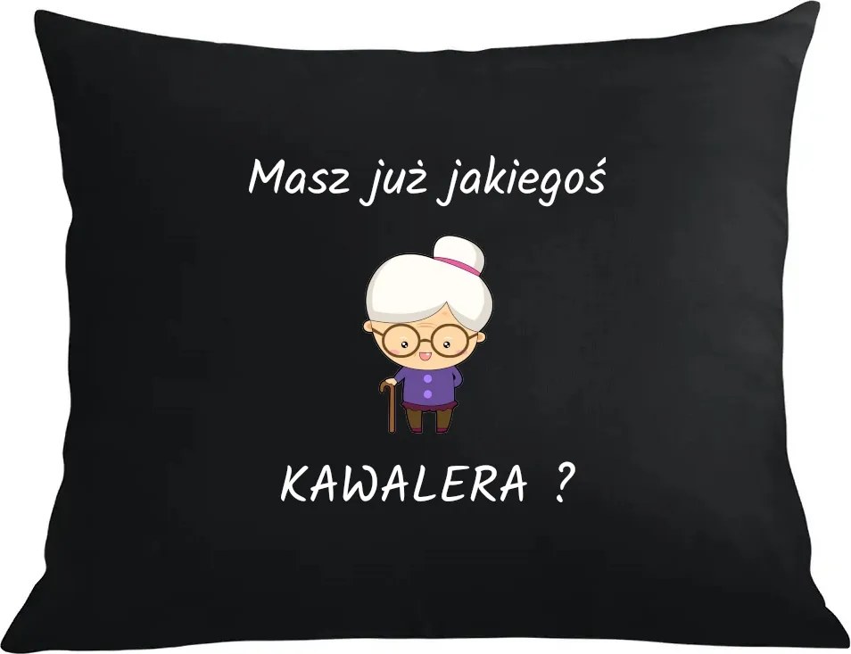 Párna párnahuzat Klasszikus Nagyi Van már lovagod?