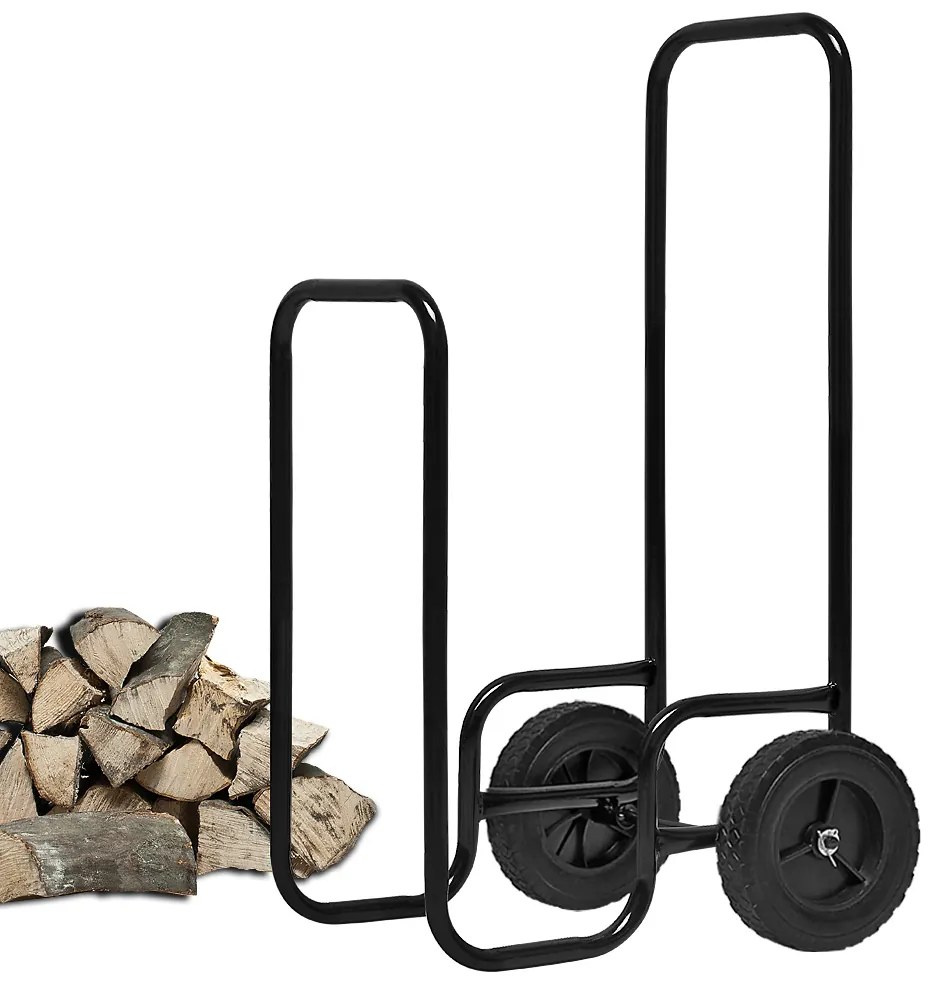 Gardebruk® Tűzifa szállító kocsi 56x45x105 cm