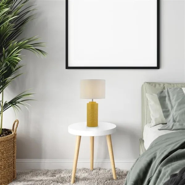 Searchlight EU60062OC - Asztali lámpa CHARLESTON 1xE27/10W/230V kerámia