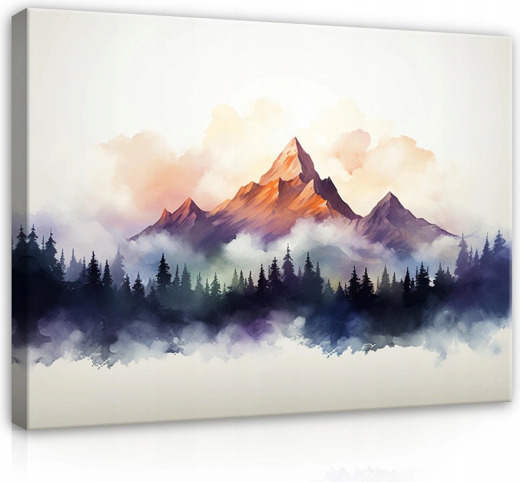 Vászonkép Hegyek Absztrakt Természet Vászon Fal Hálószoba Nappali 120x80