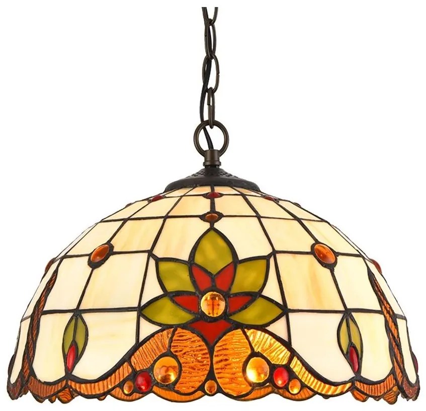 Prezent Prezent  220 - Csillár láncon TIFFANY 2xE27/60W/230V 220