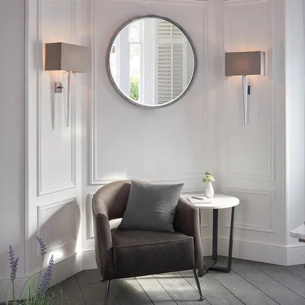 Endon 56706 - Fali lámpa MORETO 1xE14/7W/230V fényes króm/szürke