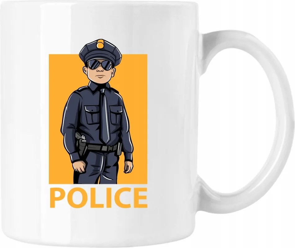 Bögre Rendőrség 1 Fehér 330ml