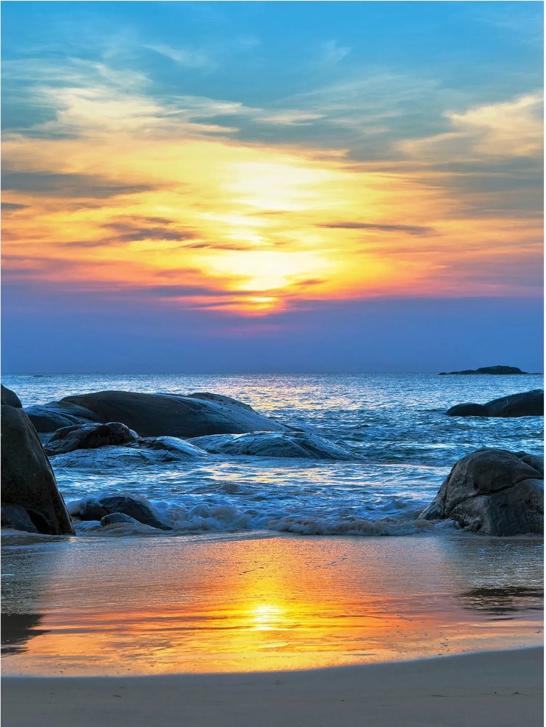 Fotótapéta naplemente tenger fotótapéta 184 x