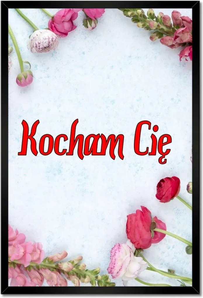 Poszterek keretben 40x60 Nőnap Ajándék Love