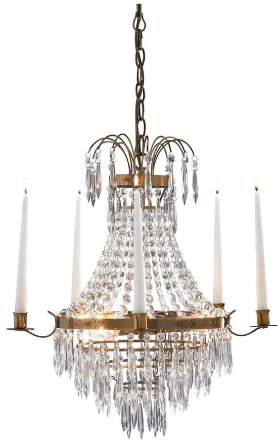 Aranyszínű függőlámpa ø 50 cm Krageholm – Markslöjd