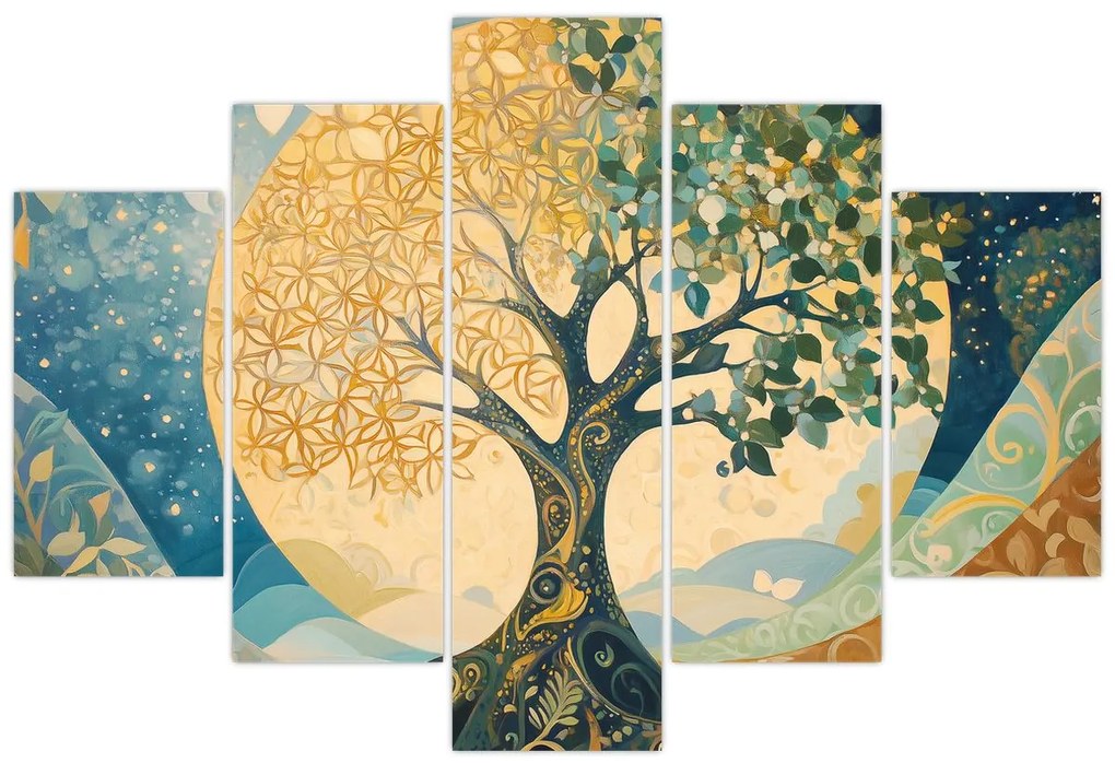 Kép – Életfa a holdban (150x105 cm)