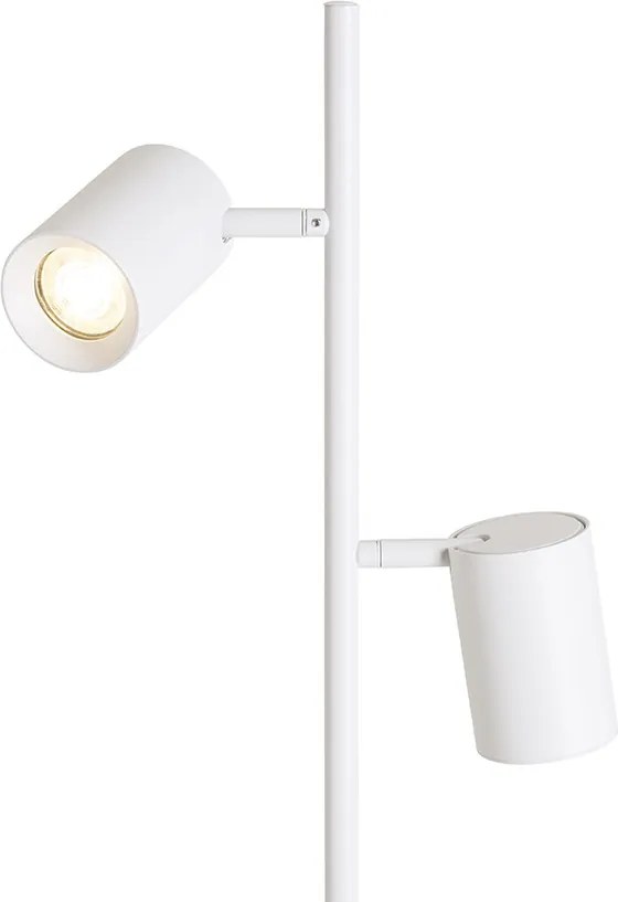 RENDL FLYNN II stojanová bílá 230V LED GU10 2x9W