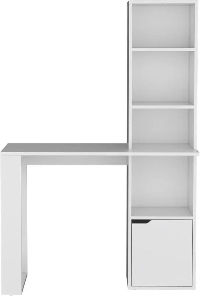 Polcos íróasztal tárolóval 98,5x45x148cm barna FUR1234-3