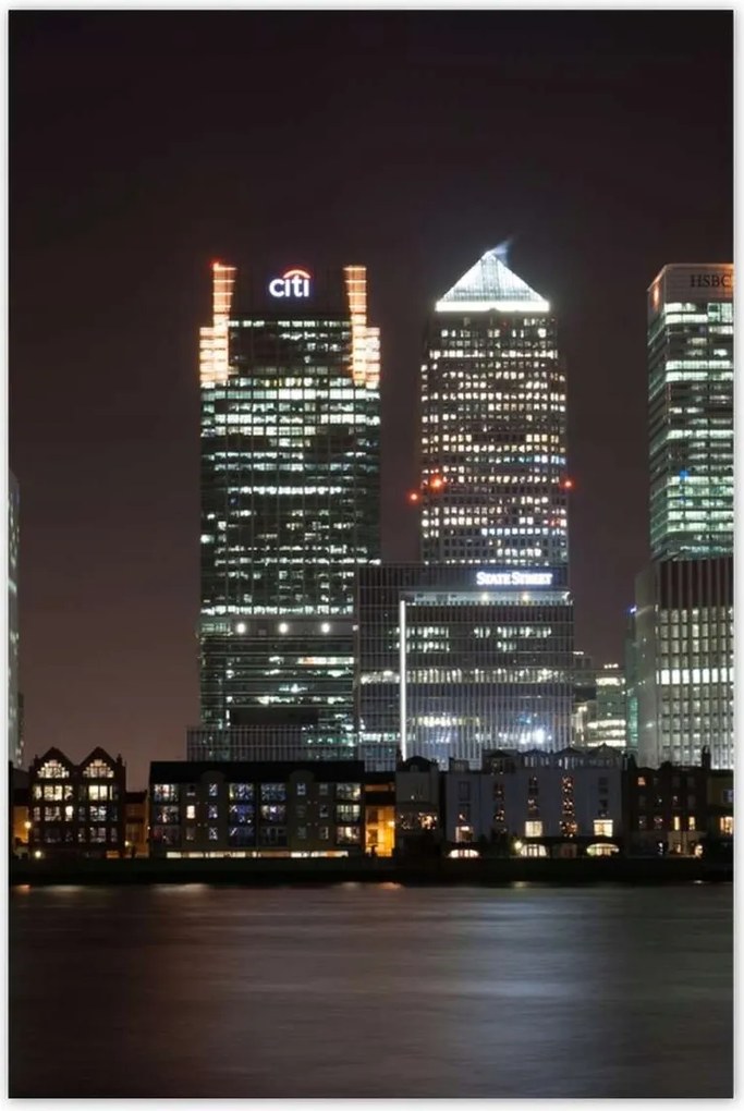 Poszterek 60x90 London világít az éjszakában