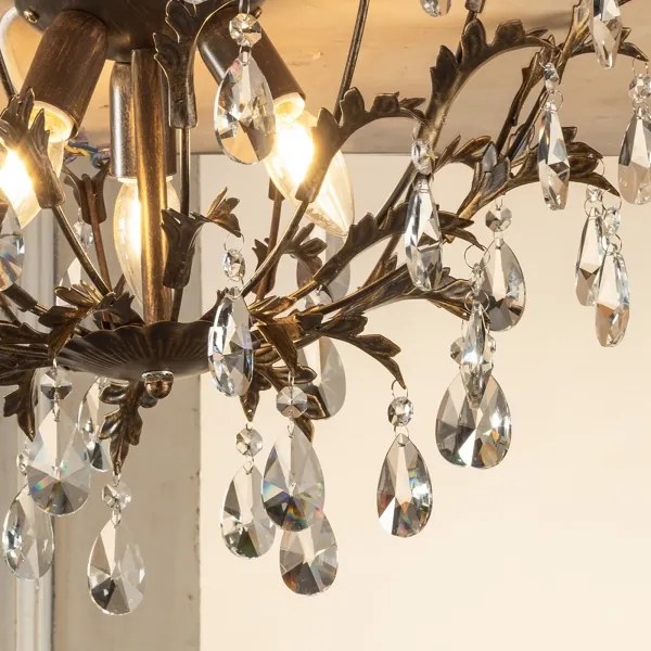 ONLI - TERESA mennyezeti lámpatest 3xE14/6W/230V bronzszínű