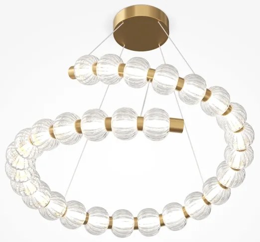 Maytoni MOD555PL-L35G3K - LED Csillár zsinóron AMULET LED/40W/230V 3000K arany