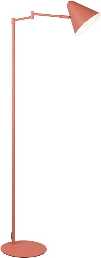 Narancssárga állólámpa hajlítható szerkezettel (magasság 126,5 cm) Cosima – Trio