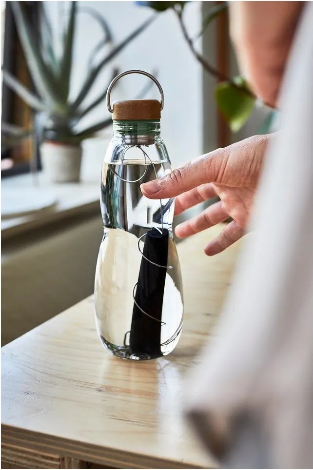 Üveg ivópalack 600 ml Eau Good – Black + Blum