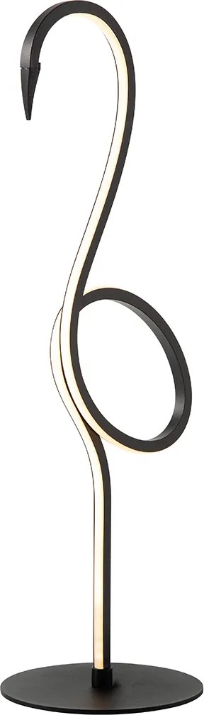 Elstead modern asztali lámpa flamingo fekete elsflamingo-tl-blk