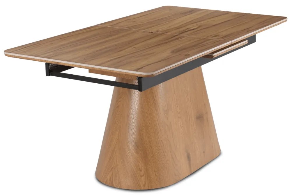 Stół LIZBONA Ceramiczny Rozkładany 160-200 cm Dąb/Dąb