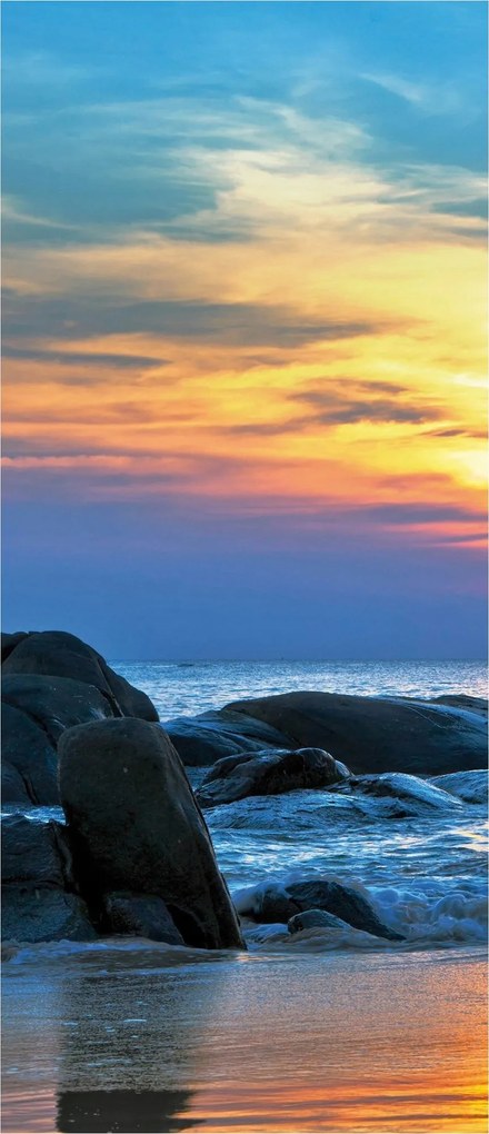 Matrica Fotótapéta Naplemente Tengeri szellő Ég Harmónia 91x211