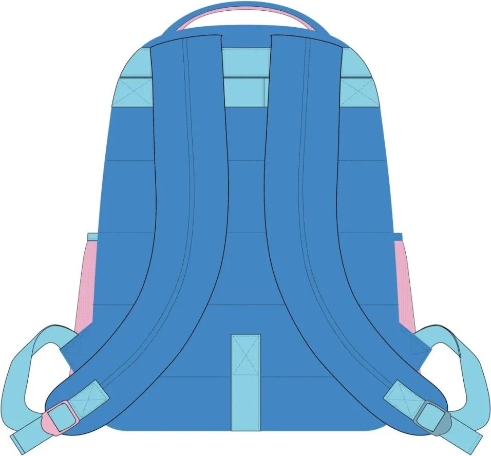 Disney Lilo és Stitch, A csillagkutya Galaxy iskolatáska, táska 42 cm