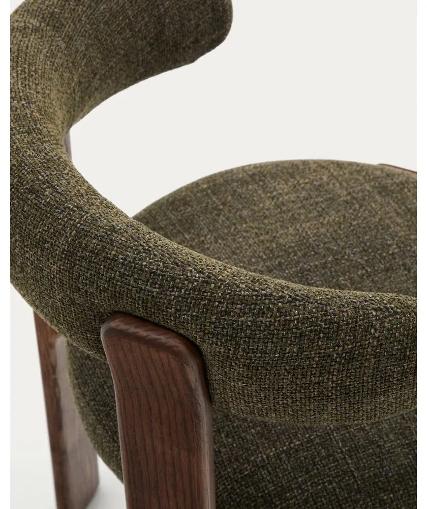 Khaki-barna kőrisfa étkezőszék Granite – Kave Home