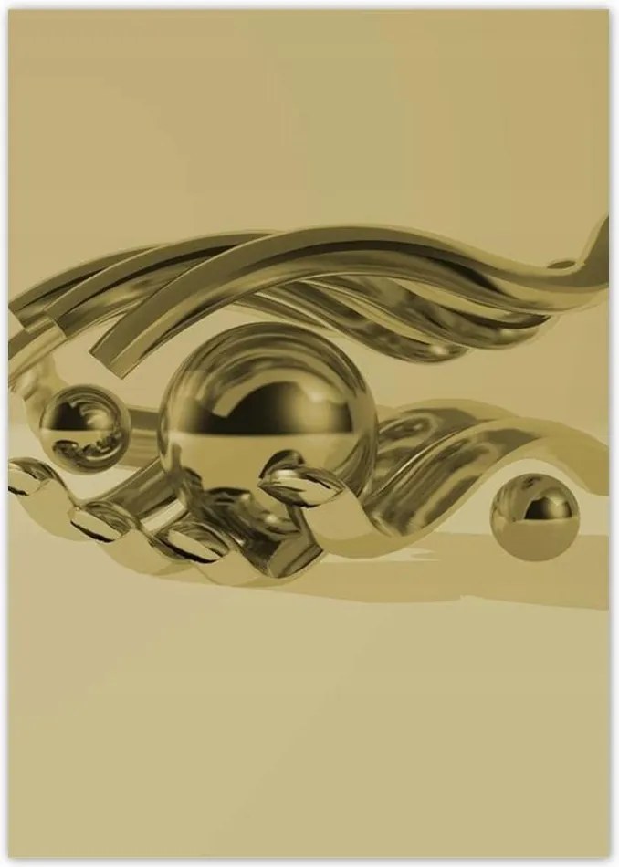 Poszterek A4 Pion Szépia gömbök