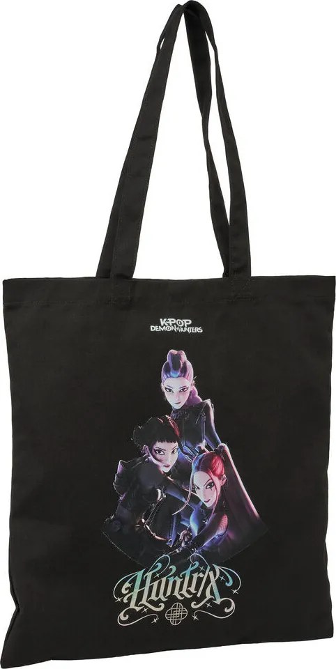 K-pop Démonvadászok Warriors patentos vászon válltáska, bevásárlótáska 42 cm