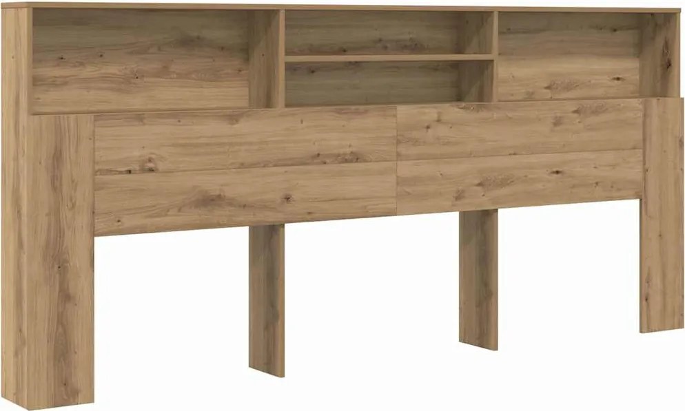 vidaXL Fejhajtó szekrény Artisan tölgy 220 x 19 x 101,5 cm Faanyag