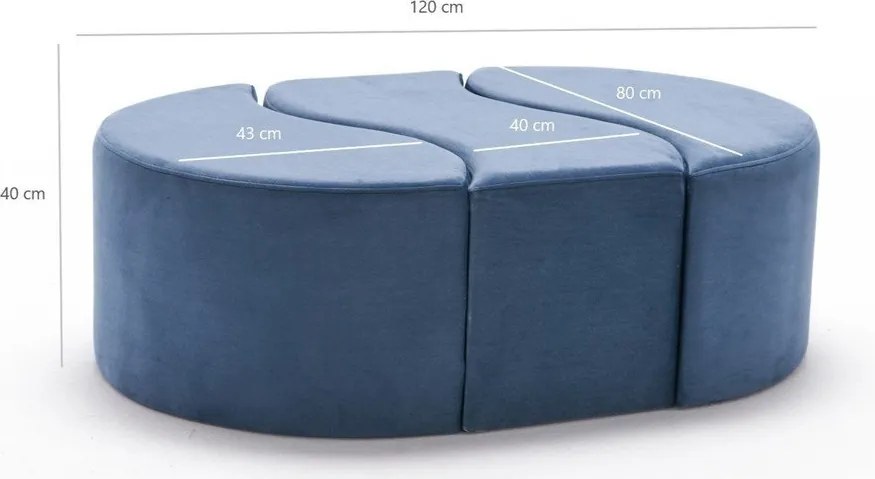 Világoskék puff Alya – Artie