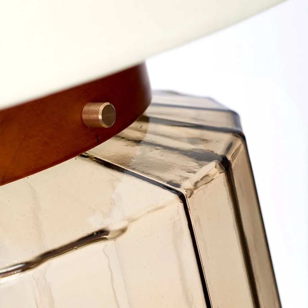 Elstead Lighting LUGA LUGA-TL-SMOKE Asztali lámpa 1x60W/E27