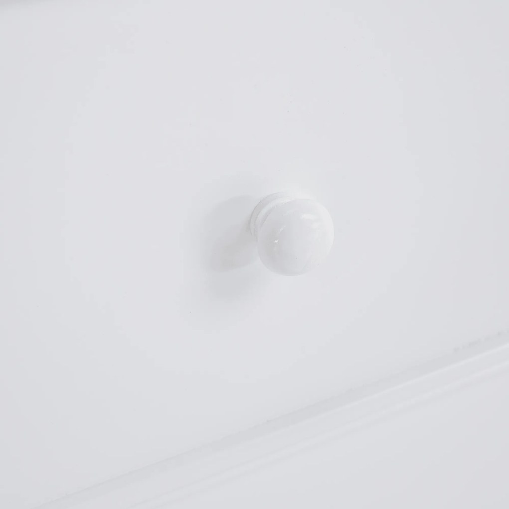 Komód, fehér, TEANA