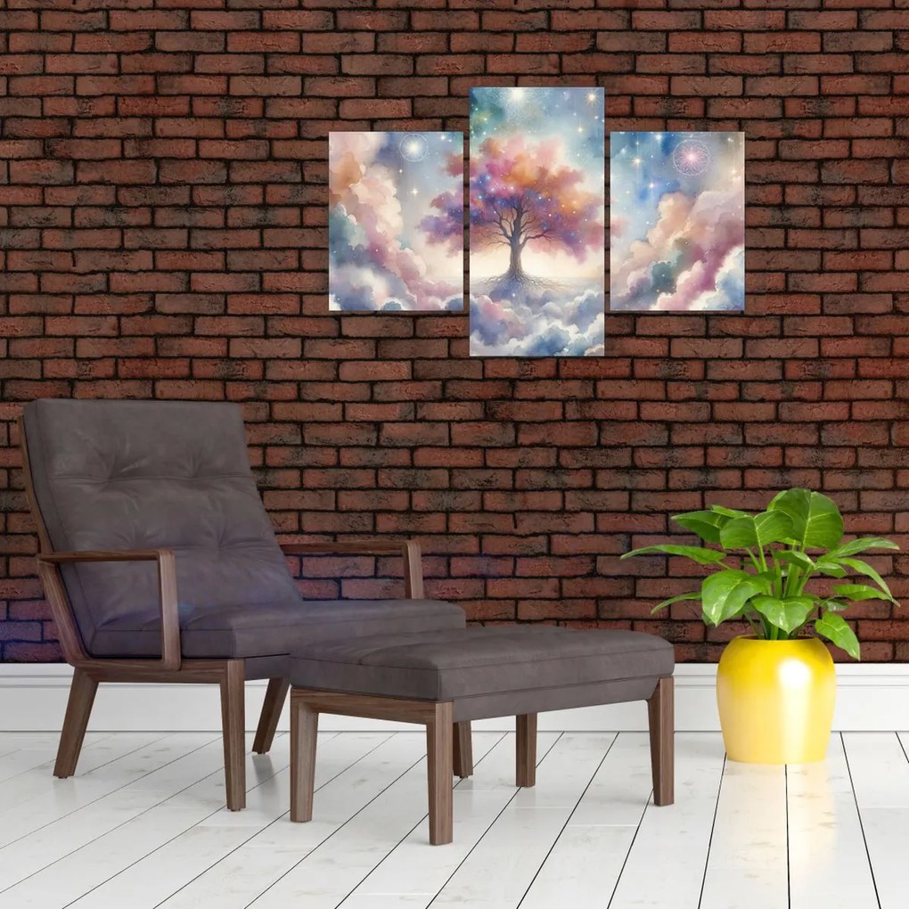 Kép – Életfa a felhőkben (90x60 cm)