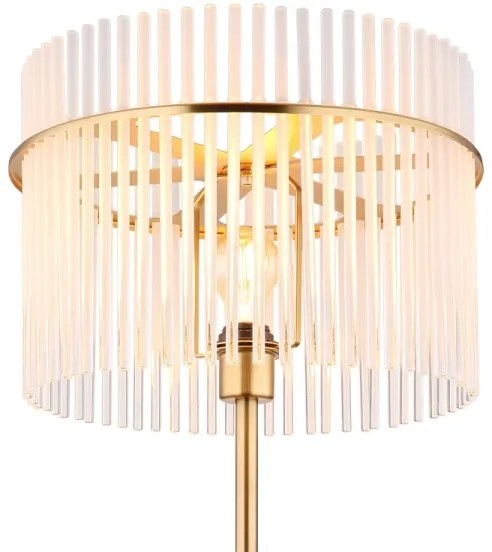 Globo 15698SM - Állólámpa GORLEY 1xE27/60W/230V arany