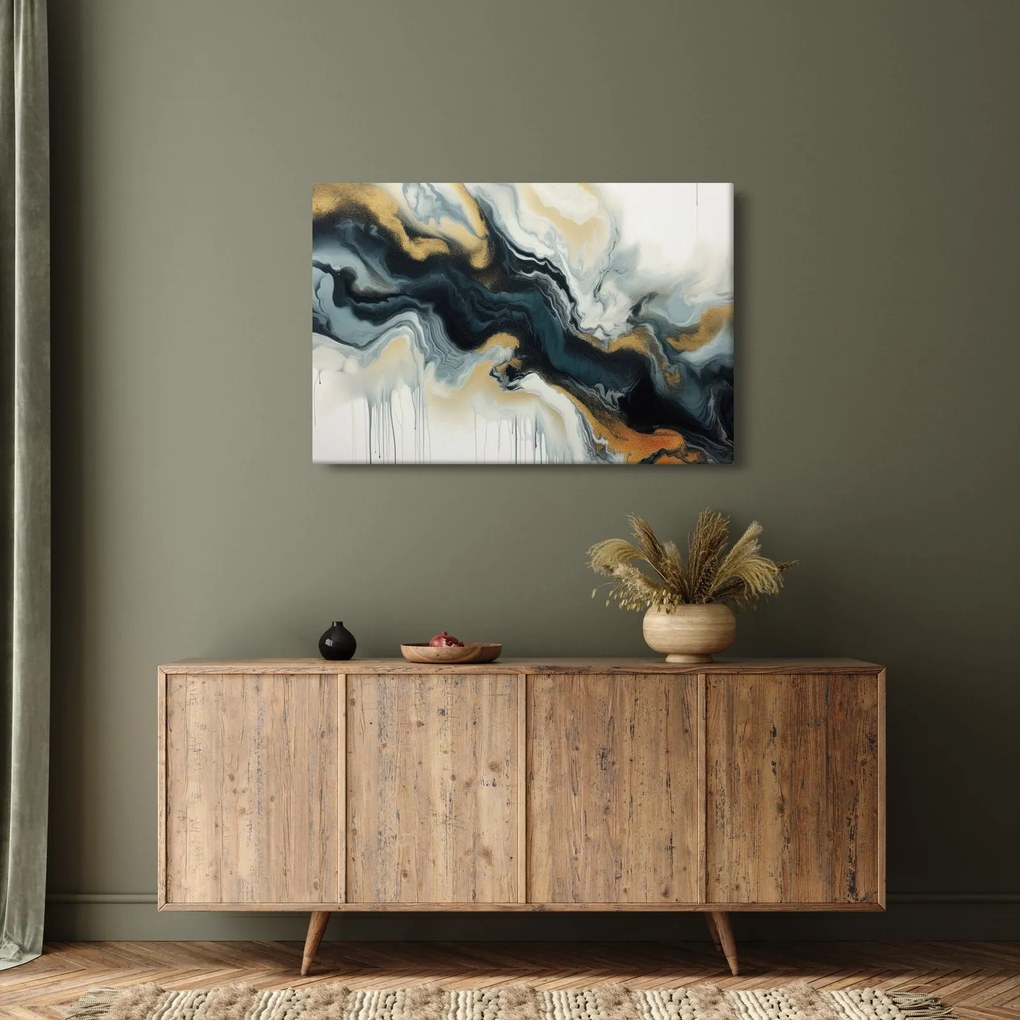 Kép - Márványozott rajz (90x60 cm)