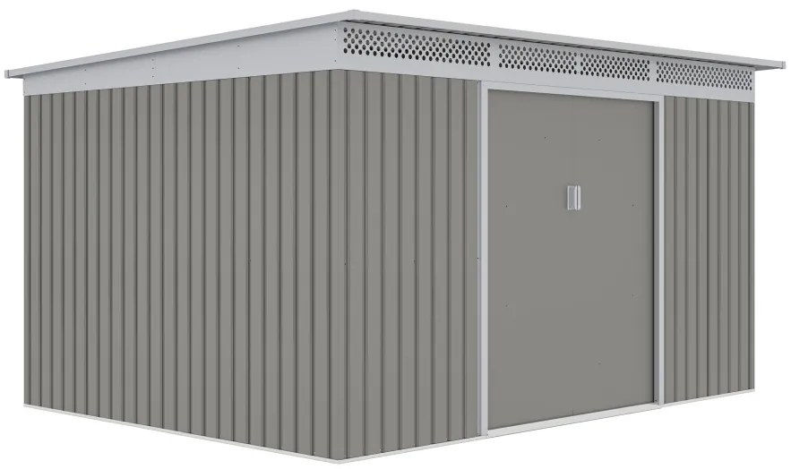 Kerti ház G21 GRAH 915 - 340 x 269 cm, metálszürke