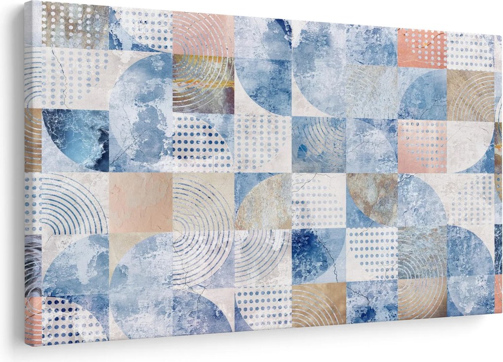 Kép - Geometrikus formák a falon (90x60 cm)