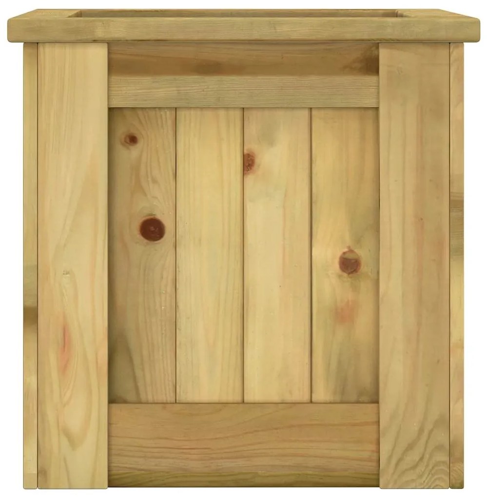 impregnált fenyőfa magaságyás 100 x 50 x 50 cm