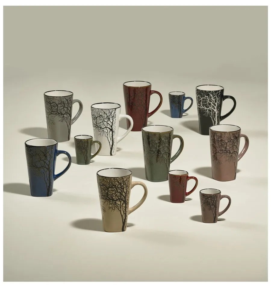 Kék agyagkerámia eszpresszó bögre szett 4 db-os 100 ml Hela – Villa Collection