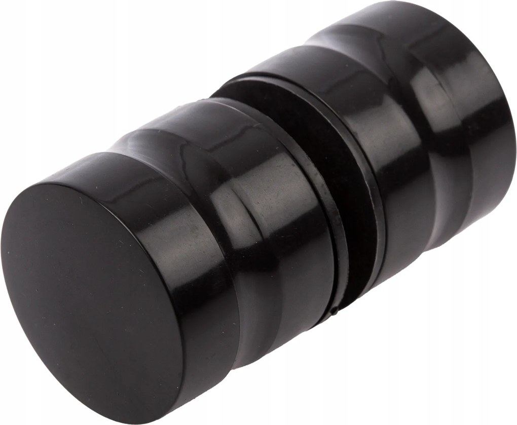 Kerek zuhanykabin ajtó fogantyú, fekete