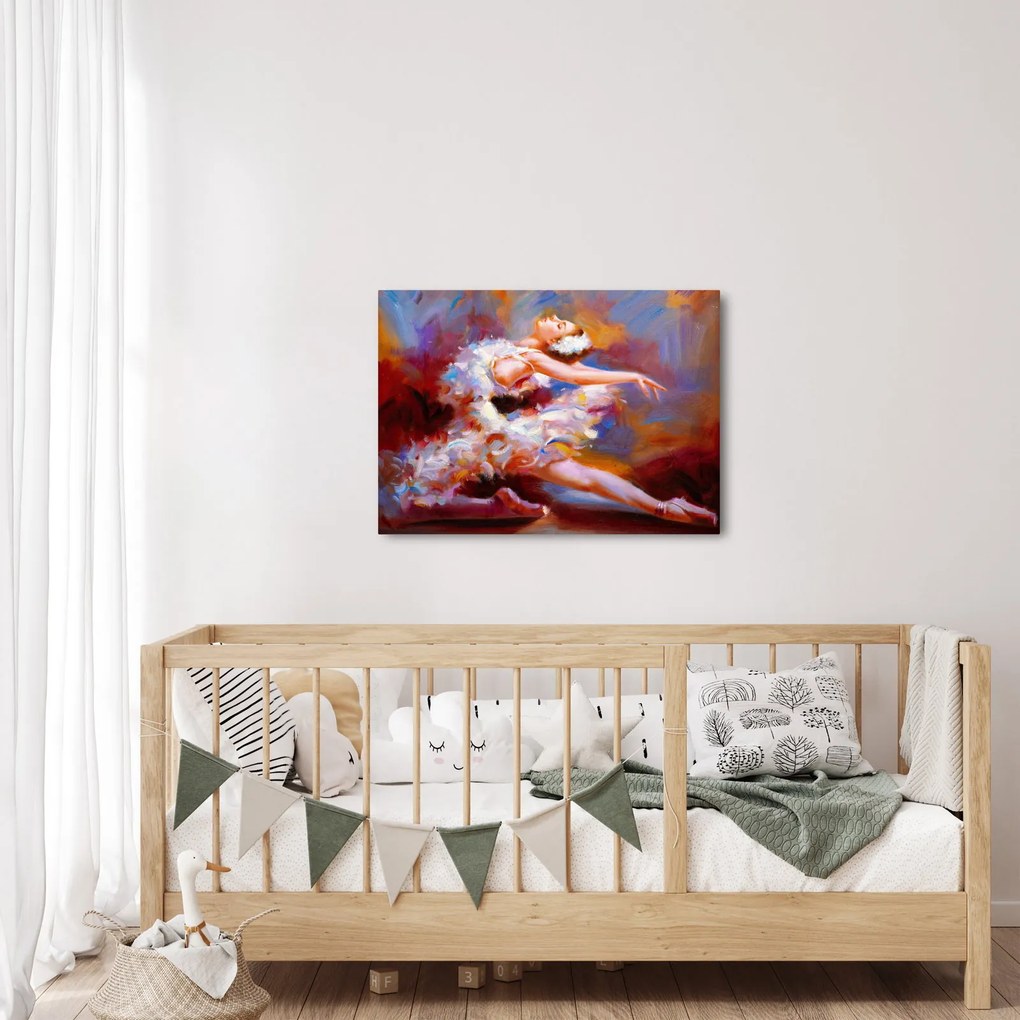 Kép - Balerina, festmény (70x50 cm)