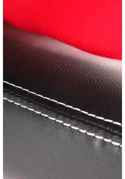 KENU irodai szék, fekete/piros