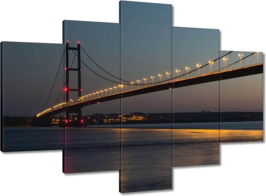 Festmények 150x105 Híd lámpákkal