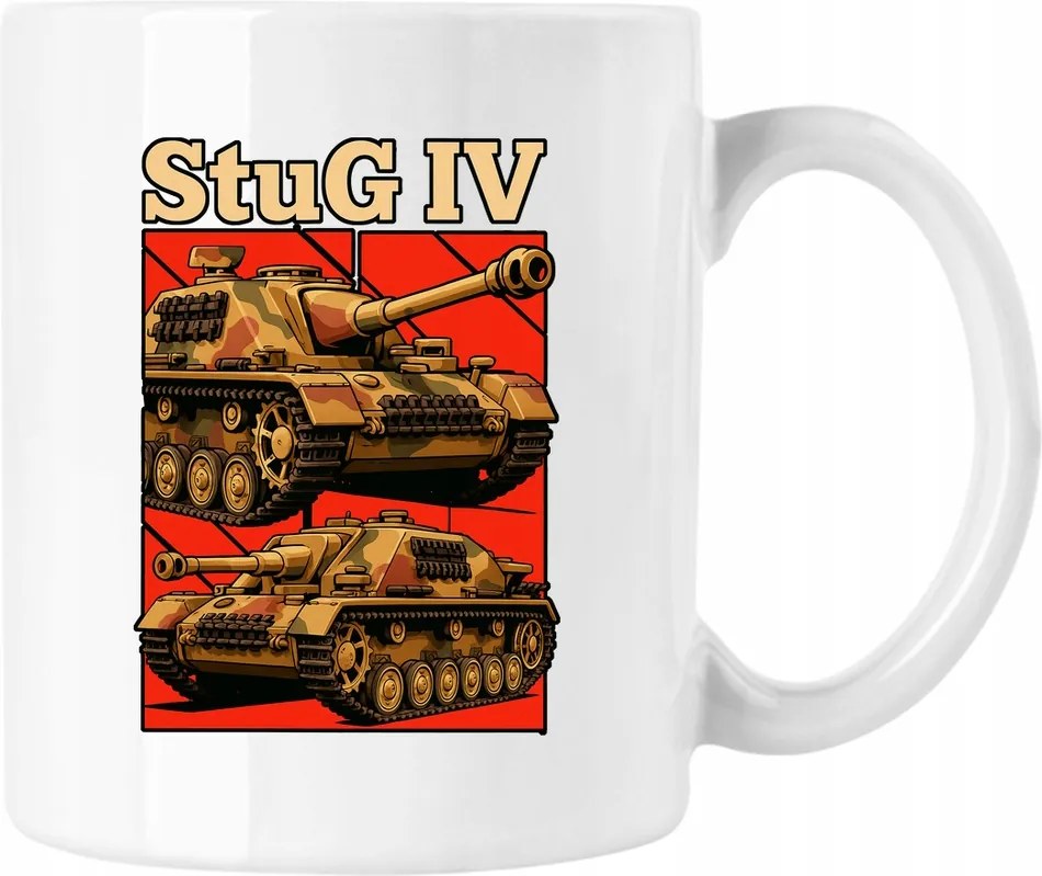 Bögre StuG IV Wehrmacht WW2 Fehér 330ml