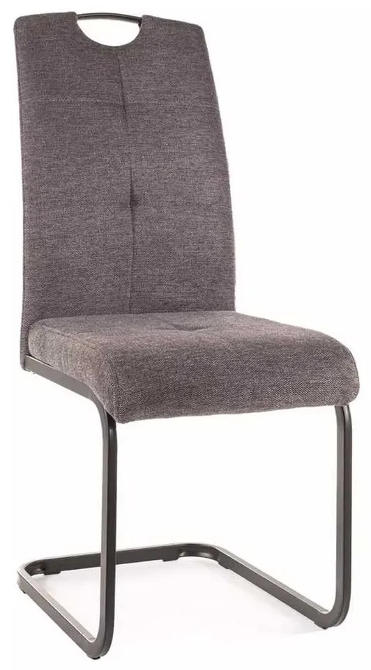 Axo II étkezőszék, sötét szürke
