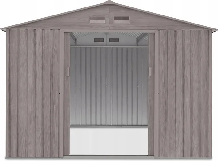 Műanyag kerti házikó Szerszámtároló 319x277cm Abiko