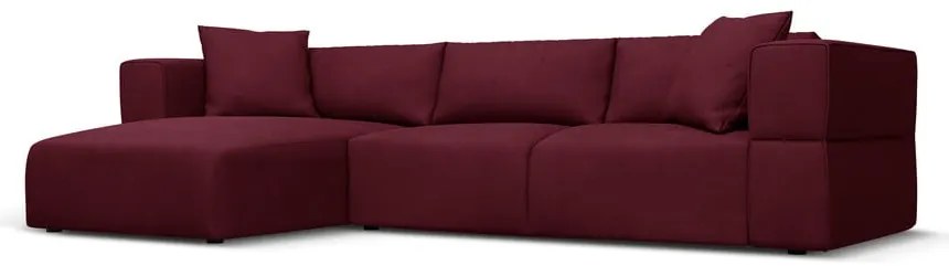 Borvörös sarokkanapé (bal oldali) Esther – Milo Casa