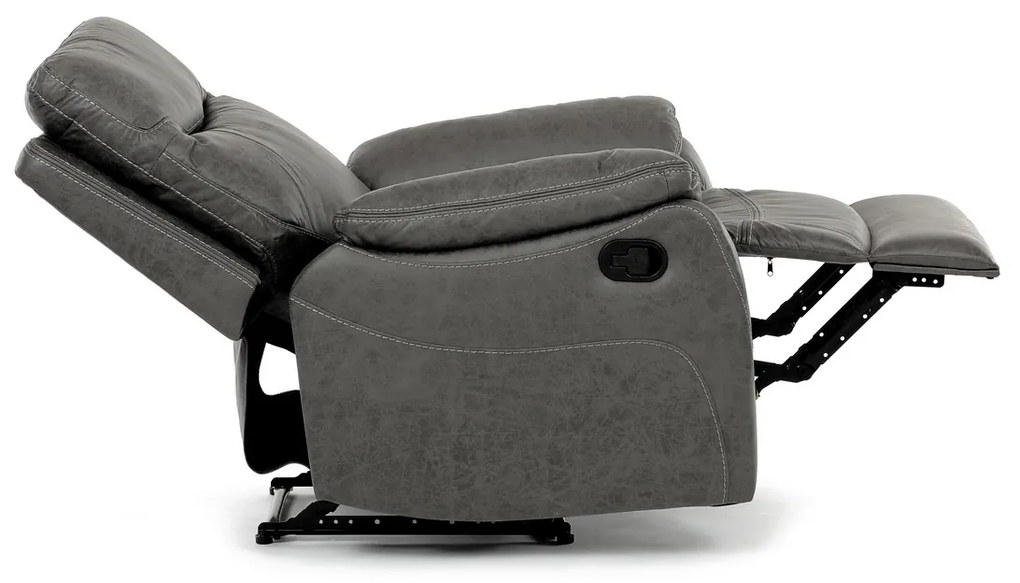 4092 GREY3 pozicionáló fotel vintage, szürke